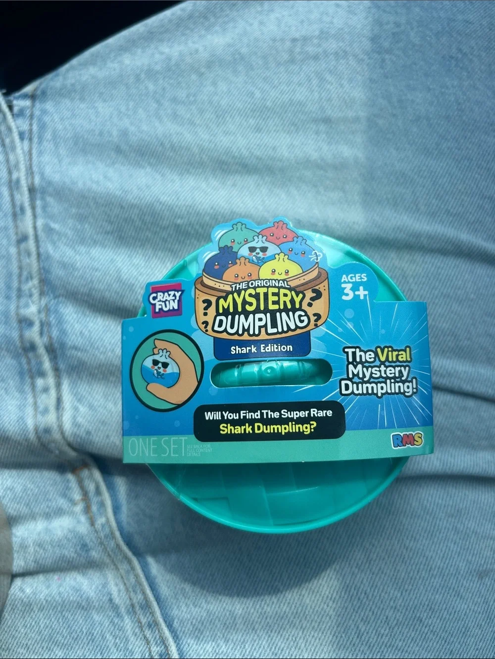 Mystery Dumpling Shark Edition Bath Toy - Teal